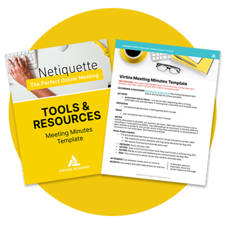 Virtira Netiquette - Meeting Minutes Template Pages